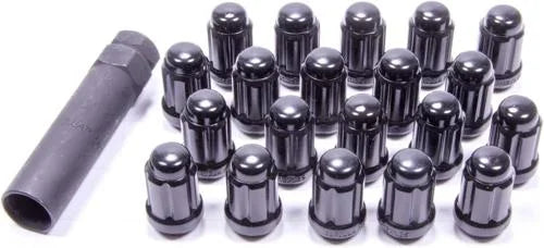 Gorilla Automotive 5LUG SD ACORN 12-1.25 WIK BLK 21123BC
