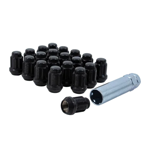 Gorilla Automotive 5LUG SD DUPLX SHORT 14-1.50 WIK BLK 26143SBC
