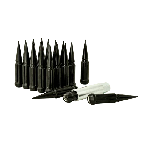 Gorilla Automotive 6 LUG 14-1.50 SPIKE LUG INSTALL KIT BLK