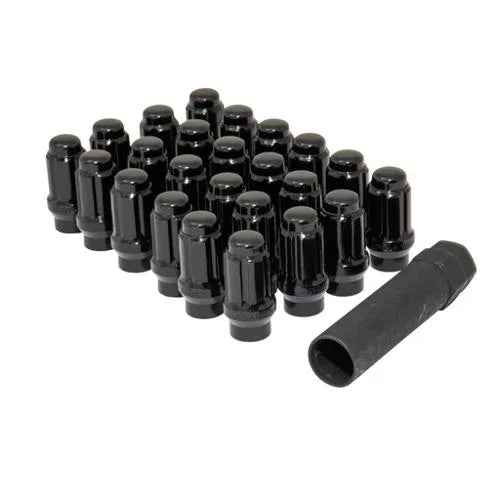 Gorilla Automotive 6LUG 12-1.25 ET SPLINE WIK ALL BLK