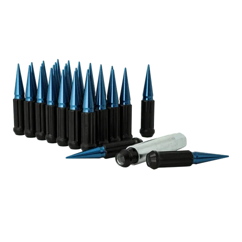 Gorilla Automotive 8 LUG 14-1.50 SPIKE LUG KIT BLUE