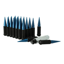 Load image into Gallery viewer, Gorilla Automotive 8 LUG 14-1.50 SPIKE LUG KIT BLUE