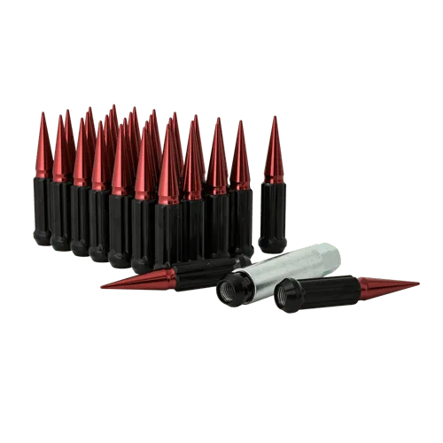 Gorilla Automotive 8 LUG 14-1.50 SPIKE LUG KIT RED