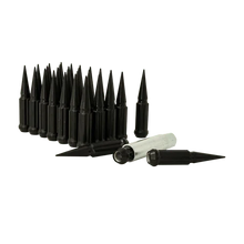 Load image into Gallery viewer, Gorilla Automotive 8 LUG 14-2.00 SPIKE LUG INSTALL KIT BLK