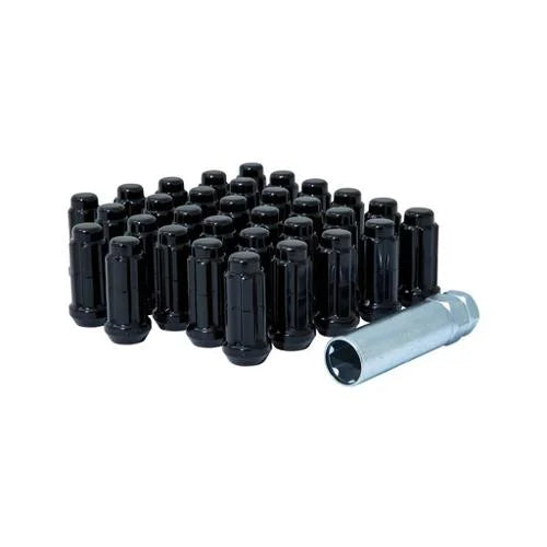 Gorilla Automotive 8LUG 14-1.50 SPLINE WIK TRK BLK GOR K8TS-14150BGR