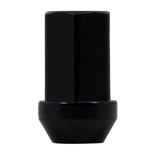 Gorilla Automotive BULGE ALUM LUG 3/4" 12-1.25 BLK BULK