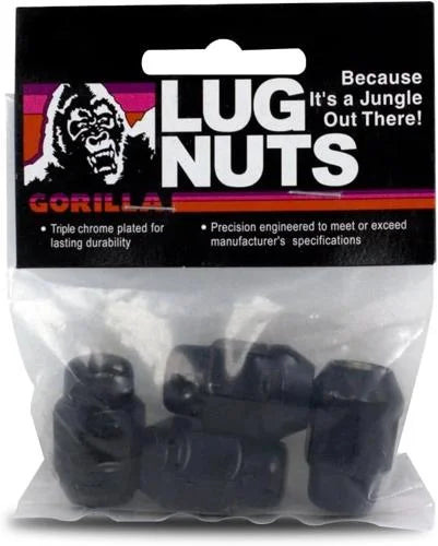Gorilla Automotive BULGE LUG 13/16" 12-1.25 BLK BAG