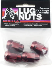 Load image into Gallery viewer, Gorilla Automotive BULGE LUG 3/4" 12-1.25 RED BAG