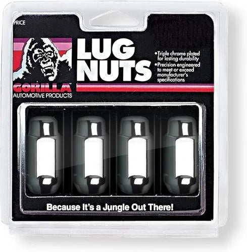 Gorilla Automotive BULGE XL LUG 13/16" 14-2.00 CHR CLAM 91107XL