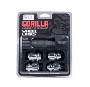 Gorilla Automotive FACT LOCK 12-1.50 CHROME 4-PK - FORD/GM 46138FSX