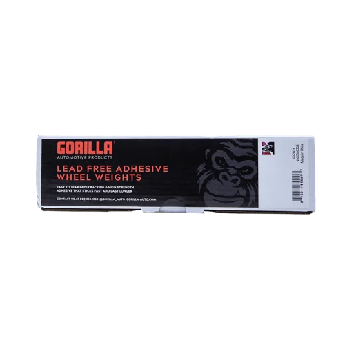 Gorilla Automotive GOR 1/2 OZ 30-6 OZ STRIPS - BLACK 10006BG