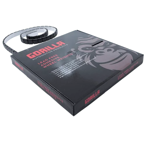 Gorilla Automotive GOR 1/2 OZ L.P. 357 SEGMENTS ROLL BLACK
