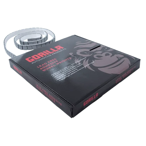 Gorilla Automotive GOR 1/2 OZ L.P. 357 SEGMENTS ROLL SILVER
