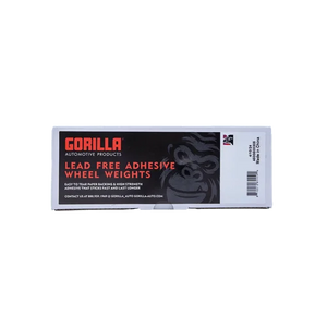 Gorilla Automotive GOR 1/4 OZ L.P. 52-3 OZ STRIPS - SILVER 10005FG