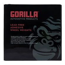 Load image into Gallery viewer, Gorilla Automotive GOR 1/4 OZ L.P. 715 SEGMENTS ROLL SILVER