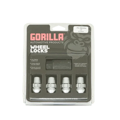 Gorilla Automotive GOR LOCK ACORN 1/2 CHR 3/4" HEX CLM