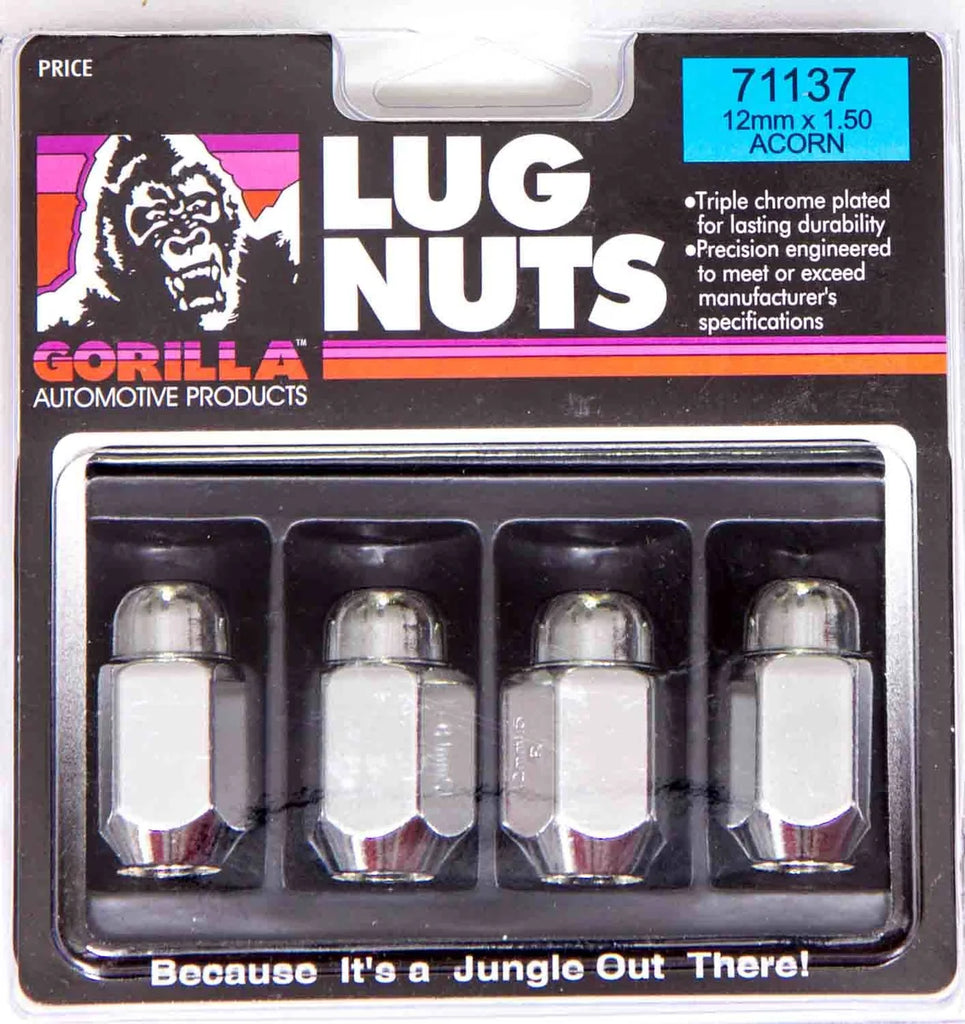 Gorilla Automotive Products 100 Lugnuts 7/16 Acorn 13/16 Hex 71178