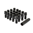 Load image into Gallery viewer, Gorilla Automotive Products (20) Lug Nuts 14x1.50mm Spline Bolt Black K5BS-14150X27BGR