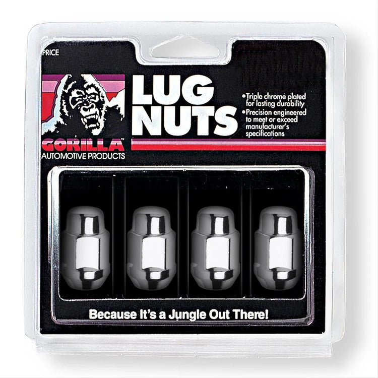 Gorilla Automotive Products 4 Lugnuts Acorn Bulge 7/16 41177B