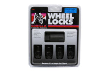 Load image into Gallery viewer, Gorilla Automotive Products 4 Wheel Locks 12mm x 1.5 Black Chrome 71631NBC