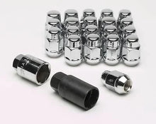 Load image into Gallery viewer, Gorilla Automotive Products Lug Nut and Lock System 1/2in Acorn Bulge Chrome 91783