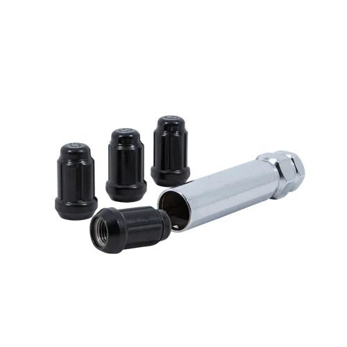 Gorilla Automotive SD LOCK ACORN 12-1.25 BLK CLAM 21621BC