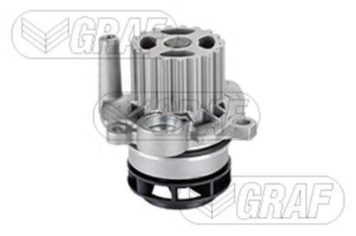 Graf Water Pump PA1090 fits 2004-2006 2009-2014 Audi / Volkswagen - Side View