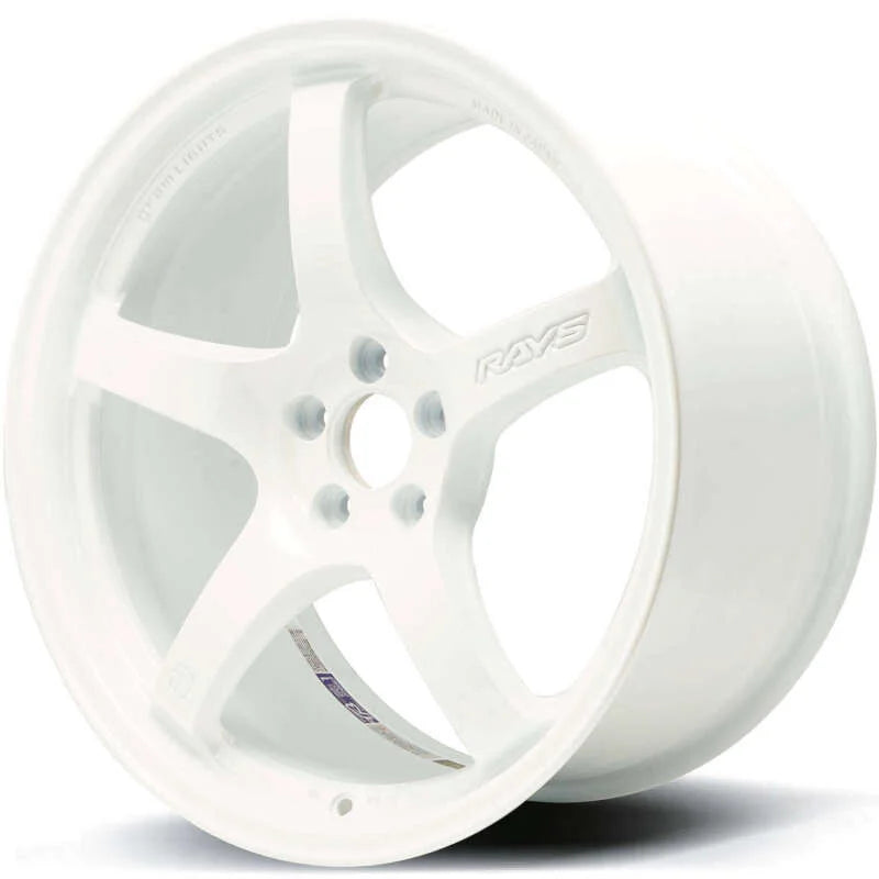 Gram Lights 57CR 15x8.0 +35 4-100 Ceramic White Wheel - Side View