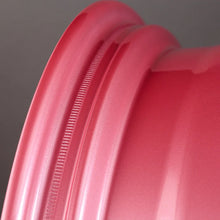 Load image into Gallery viewer, Gram Lights 57CR 18x9.5 +12 5x114.3 Sakura Pink Wheel (w/ Center Cap &amp; No. 21 BK Air Valve) - Side View
