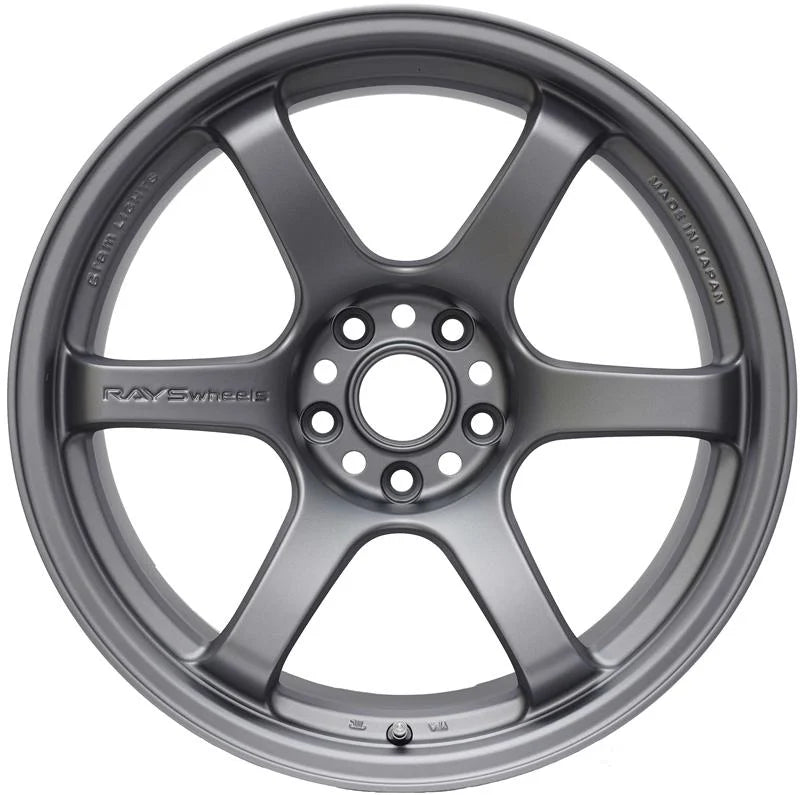 Gram Lights 57DR 15x8.0 +28 4x100 Gun Blue Wheel - Side View