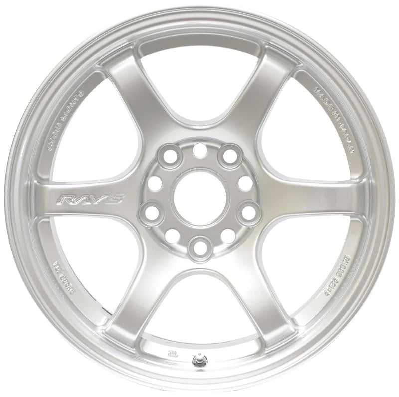 Gram Lights 57DR 15x8.0 +28 4x100 Sunlight Silver Wheel - Main Product View