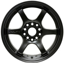 Load image into Gallery viewer, Gram Lights 57DR 15x8.0 +28 5x114.3 Semi Gloss Black Wheel - Side View