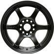 Load image into Gallery viewer, Gram Lights 57DR 15x8.0 +35 4x100 Semi Gloss Black Wheel - Main Product View