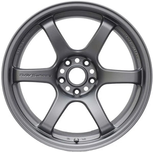 Gram Lights 57DR 15x8.0 +35 5x114.3 Gunblue Wheel - Main Product View
