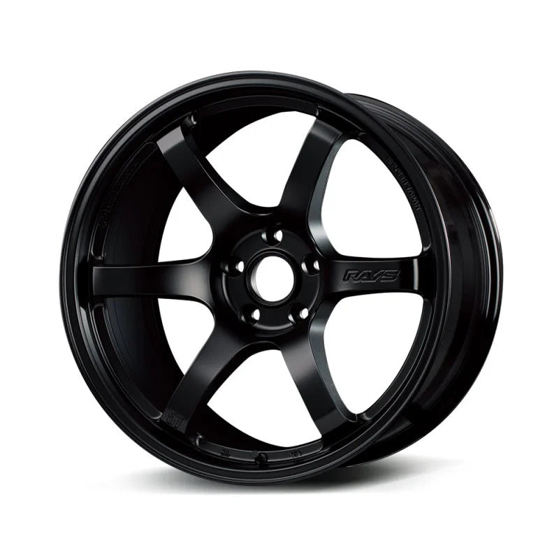Gram Lights 57DR 19x10.5 +22 5-114.3 Semi Gloss Black Wheel - Main Product View
