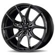 Load image into Gallery viewer, Gram Lights 57FXZ 18x9.5 +22 5-114.3 Super Dark Gunmetal &amp; Machining Rim Edge DC Wheel - Side View