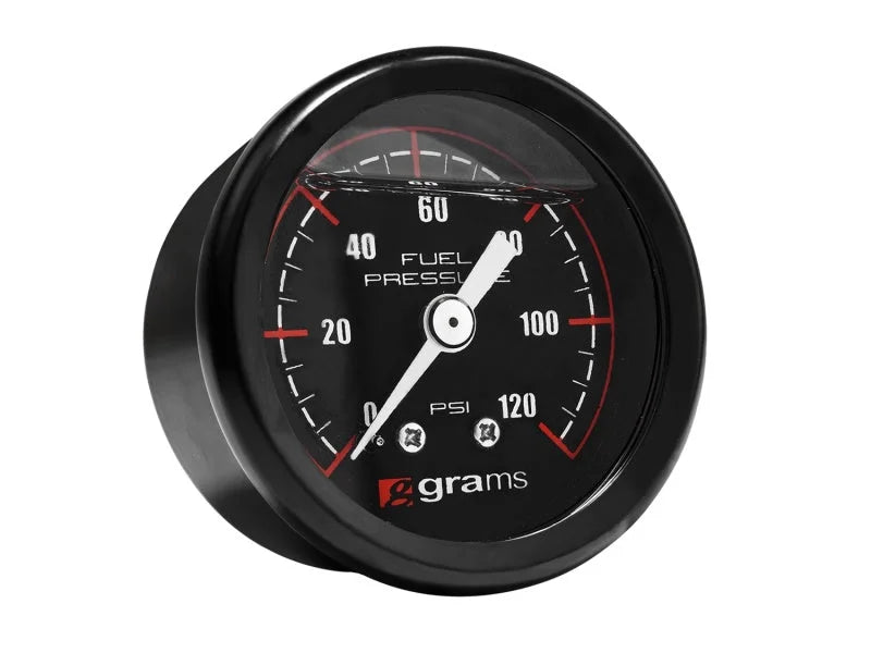 Grams Performance 0-120 PSI Fuel Pressure Gauge - Main Product View