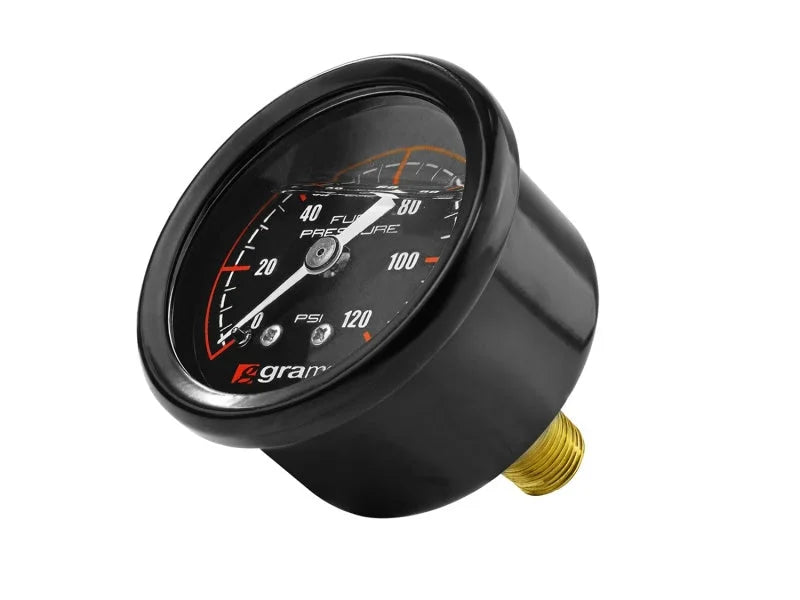Grams Performance 0-120 PSI Fuel Pressure Gauge - Installation View