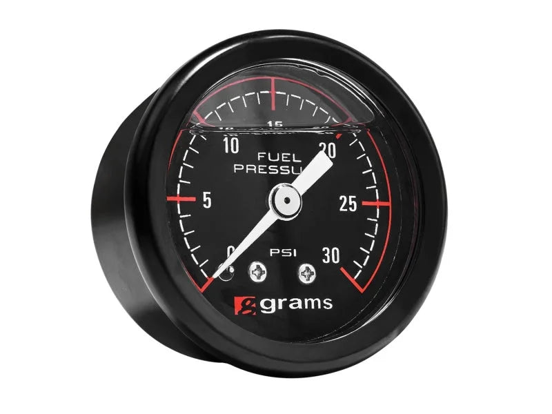 Grams Performance 0-30 PSI Fuel Pressure Gauge - Main Product View