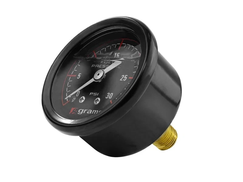 Grams Performance 0-30 PSI Fuel Pressure Gauge - Installation View