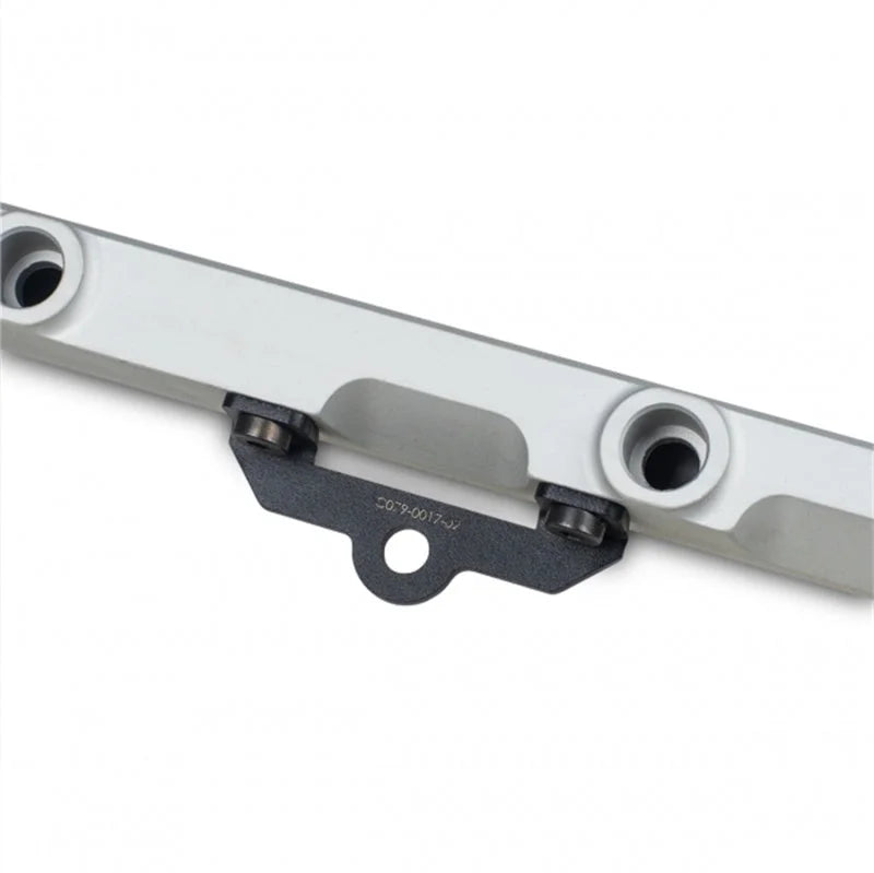 Grams Performance 05-18 Dodge Hemi 5.7L/6.1L/6.2L/6.4L Fuel Rail - Raw - Side View