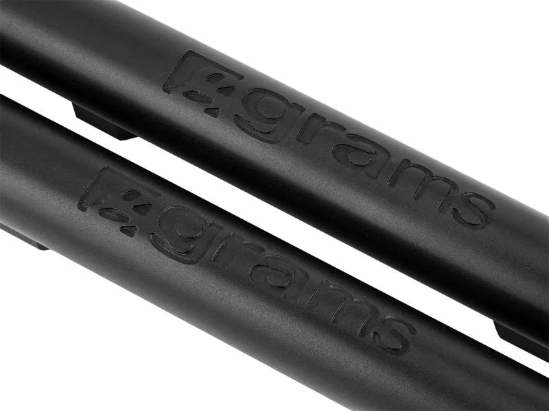 Grams Performance 10-15 Chevrolet Camaro LS3/L99 Fuel Rail - Black - Back View
