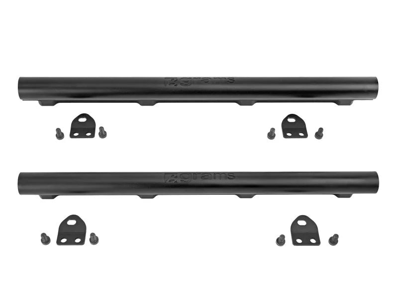 Grams Performance 10-15 Chevrolet Camaro LS3/L99 Fuel Rail - Black - Installation View
