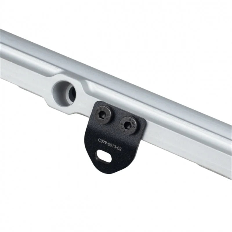 Grams Performance 10-15 Chevrolet Camaro LS3/L99 Fuel Rail - Raw - Back View
