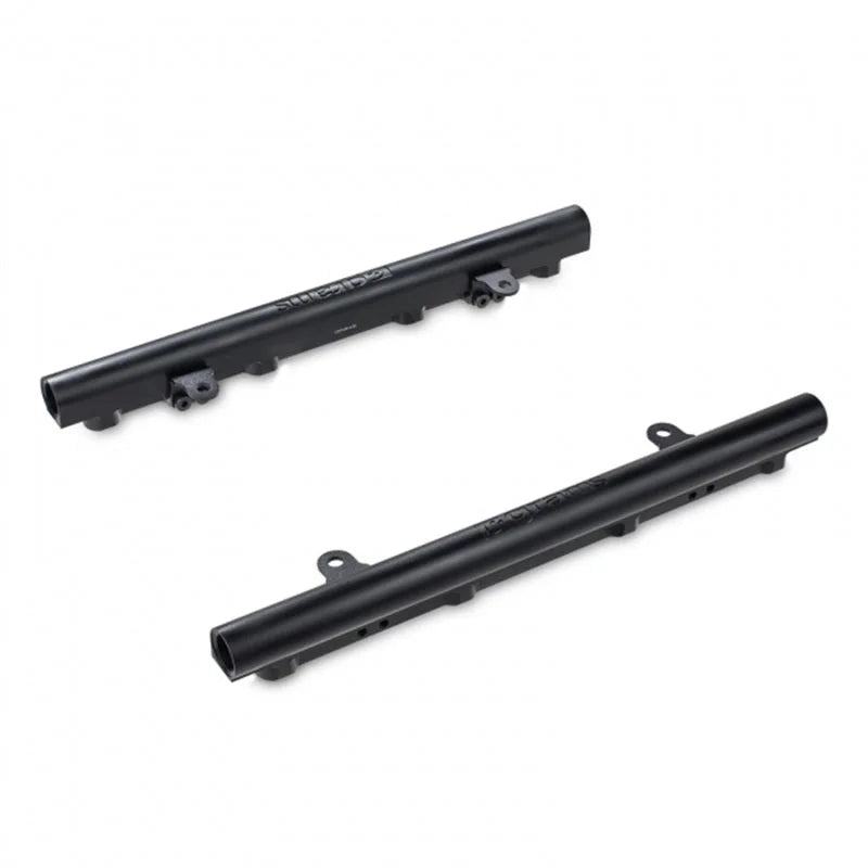 Grams Performance 11-18 Ford Mustang 5.0L Coyote Fuel Rail - Black - Main Product View