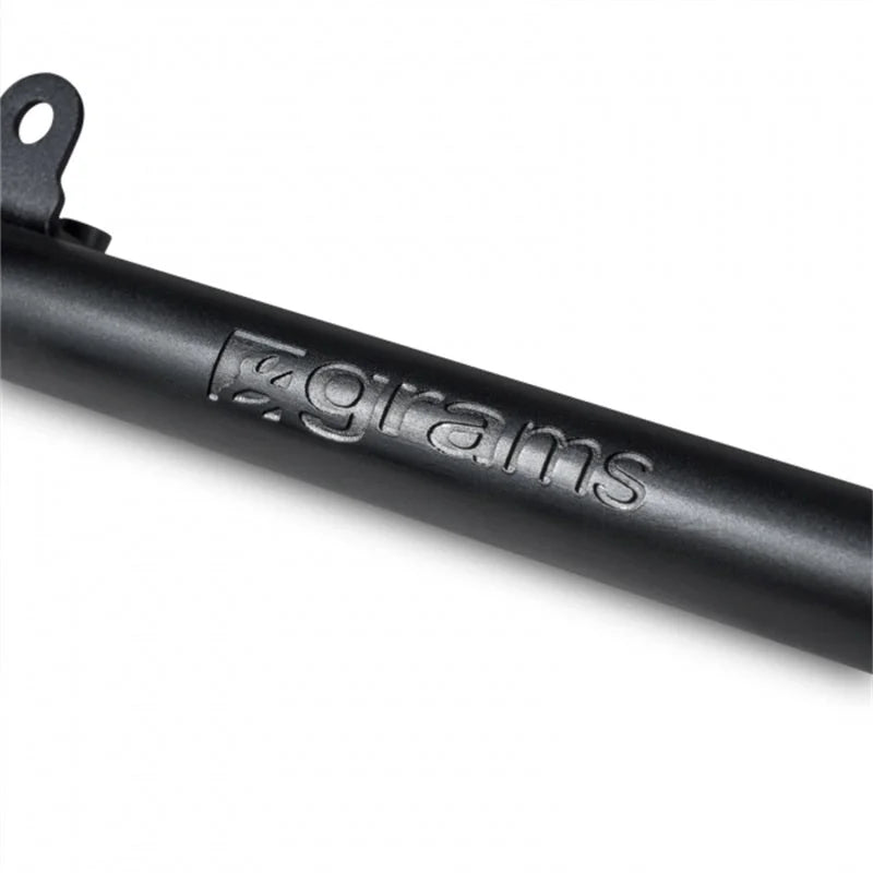 Grams Performance 11-18 Ford Mustang 5.0L Coyote Fuel Rail - Black - Back View