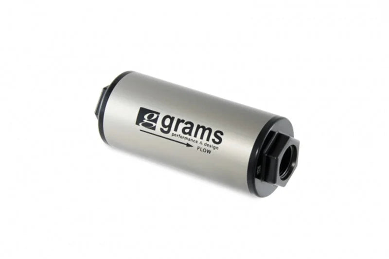 Grams Performance 20 Micron -10AN Fuel Filter - Back View
