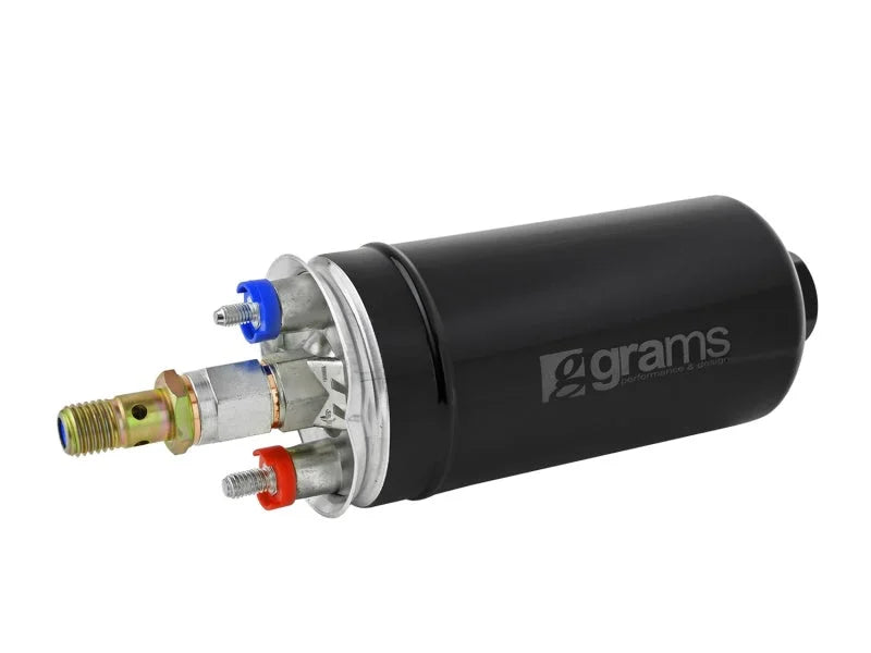 Grams Performance 355LPH UNIVERSAL FUEL PUMP KIT - Back View
