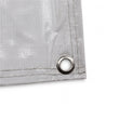 Load image into Gallery viewer, Grams Performance 60in x 20in Vinyl Shop Banner - Silver - Side View