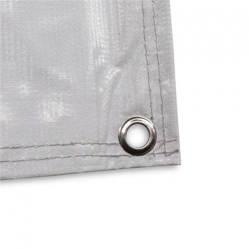 Grams Performance 60in x 20in Vinyl Shop Banner - Silver - Side View